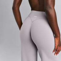 SoftMotion™ Wrap Straight Leg Trousers New Branding | Zinc Gray