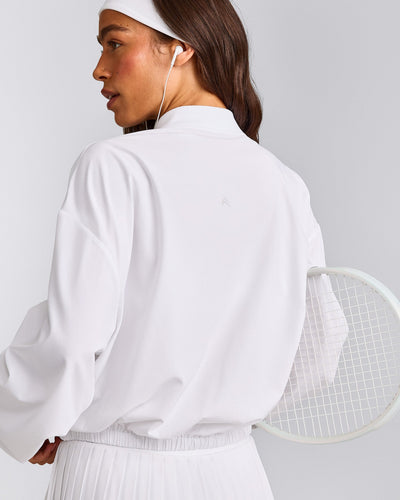 AirMove™ Mid Bomber Jacket | White