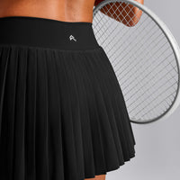 AirMove™ Pleated Skort with Pockets | Black