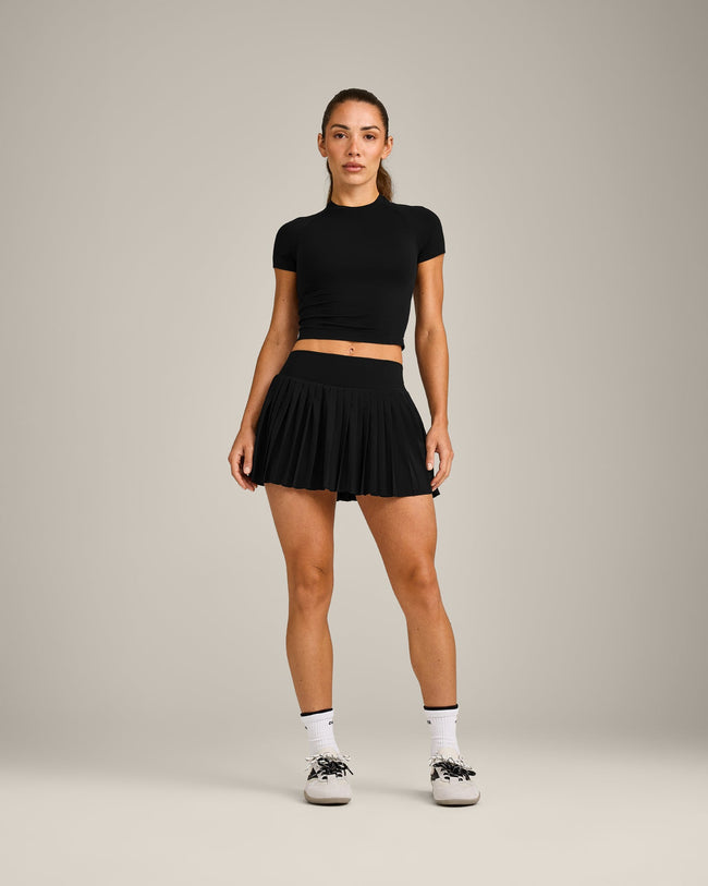 Oner Seamless Fitted Top | Black