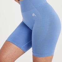 Classic Seamless 2.0 Cycling Shorts | Light Denim Marl