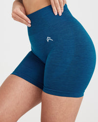 Classic Seamless 2.0 Shorts | Petrol Blue Marl