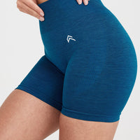 Classic Seamless 2.0 Shorts | Petrol Blue Marl
