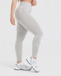 Effortless Seamless Leggings | Light Grey Marl