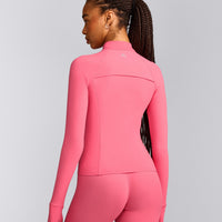UnifiedMove™ Pocket Jacket with Reflective Logo | Hot Girl Pink