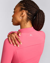 UnifiedMove™ Pocket Jacket with Reflective Logo | Hot Girl Pink