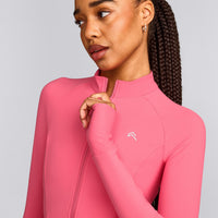 UnifiedMove™ Pocket Jacket with Reflective Logo | Hot Girl Pink
