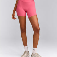 UnifiedMove™ Wrap Shorts 6" with Reflective Logo | Hot Girl Pink
