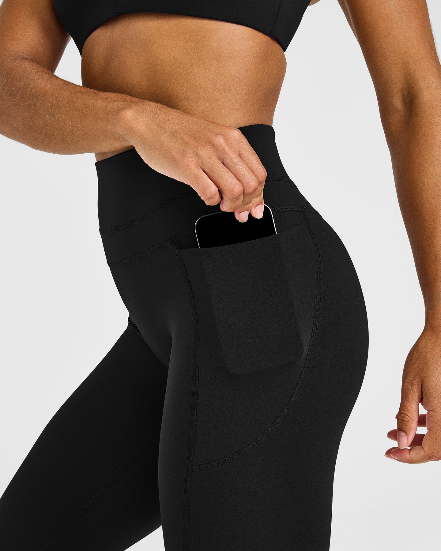 UnifiedMove High Waisted Pocket Leggings | Black