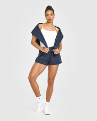 Foundations Oversized Shorts | True Blue