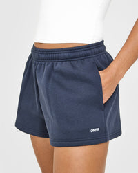 Foundations Oversized Shorts | True Blue