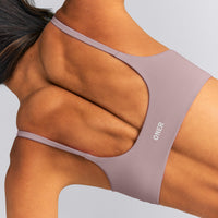 SoftMotion™ Strappy Sports Bra New Branding | Dusty Purple