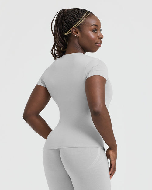 Mellow™ Soft Short Sleeve T-Shirt | Light Grey