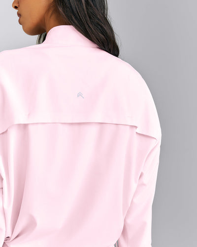 AirMove™ 1/2 Zip Jacket with Bonding | Soft Girl Pink