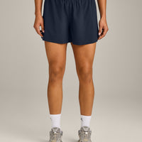 AirMove™ Lined Shorts 4" with Pocket and Reflective Logo | True Blue