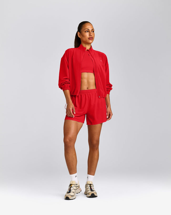 AirMove™ Lined Shorts 4" with Pocket New Branding | Fiery Red