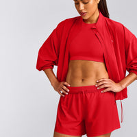 AirMove™ Lined Shorts 4" with Pocket New Branding | Fiery Red