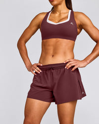 AirMove™ Lined Shorts 4" with Pocket New Branding | Velvet Mocha