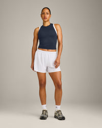 AirMove™ Lined Shorts 4" with Pocket New Branding | White