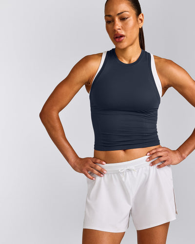AirMove™ Lined Shorts 4" with Pocket New Branding | White
