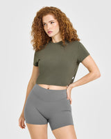 Cotton Relaxed T-Shirt | Alpine Green