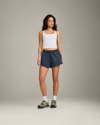 Cotton Vintage Lounge Shorts | Washed True Blue