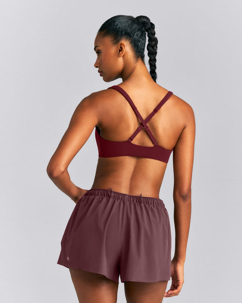 EasyLift™ Cross Back Sports Bra | Rosewood