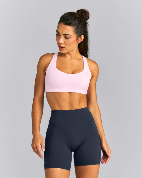 EasyLift™ Cross Back Sports Bra | Soft Girl Pink