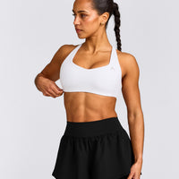 EasyLift™ Cross Back Sports Bra | White