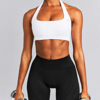 EasyLift™ Halter Bralette New Branding | White