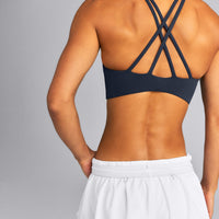 EasyLift™ High Neck Sports Bra New Branding | True Blue