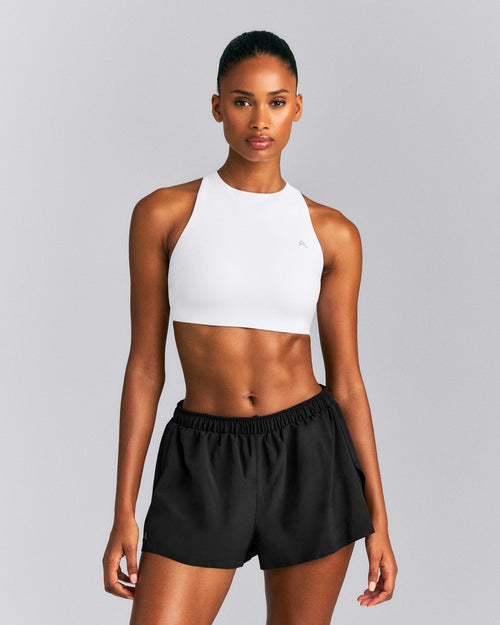 EasyLift™ High Neck Sports Bra | White