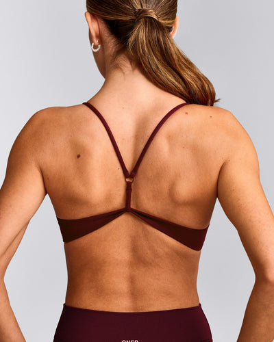 EasyLift™ Ultra Minimal Bralette with Grey Logo | Rosewood