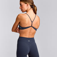 EasyLift™ Ultra Minimal Bralette with Grey Logo | True Blue