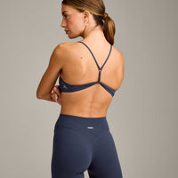 EasyLift™ Ultra Minimal Bralette with Grey Logo | True Blue