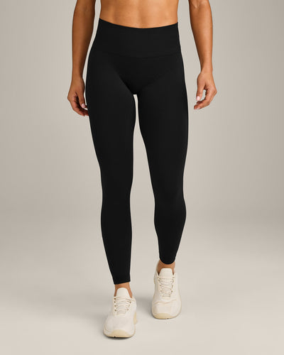 EffortlessLift™ Seamless High Rise Leggings New Branding | Black