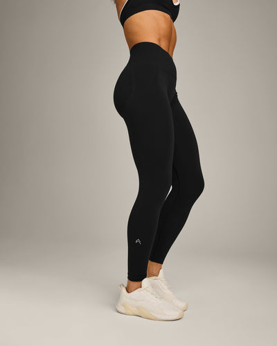 EffortlessLift™ Seamless High Rise Leggings New Branding | Black