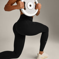 EffortlessLift™ Seamless High Rise Leggings New Branding | Black