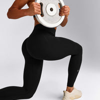 EffortlessLift™ Seamless High Rise Leggings New Branding | Black