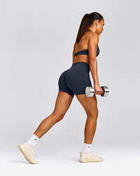 EffortlessLift™ Seamless Mid Rise Shorts | True Blue