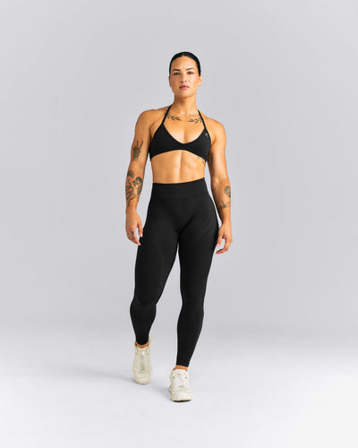 EnhanceLift™ Seamless Mid Rise Leggings New Branding | Black