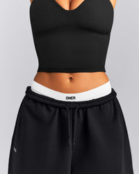 Foundations All Season Longline Shorts | Black