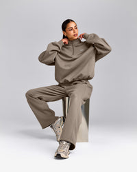 Foundations Cosy 1/4 Zip Sweatshirt | Minky