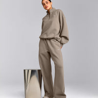 Foundations Cosy 1/4 Zip Sweatshirt | Minky