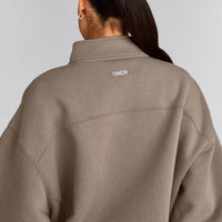 Foundations Cosy 1/4 Zip Sweatshirt | Minky