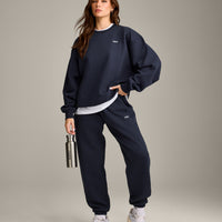 Foundations Cosy Crew Neck Sweatshirt | True Blue