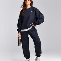 Foundations Cosy Crew Neck Sweatshirt | True Blue