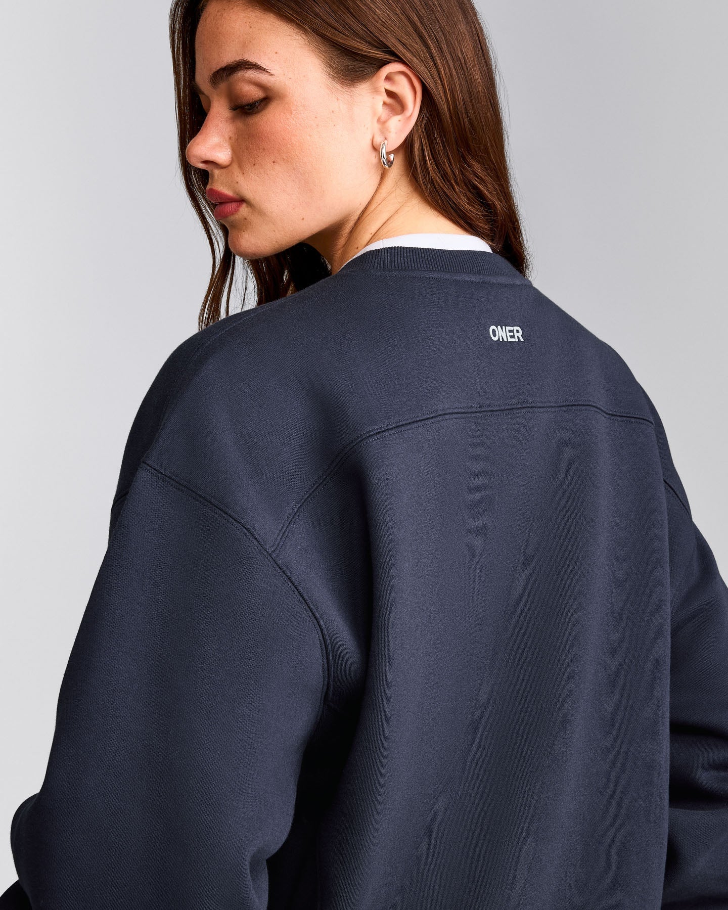 Foundations Cosy Crew Neck Sweatshirt | True Blue