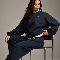 Foundations Cosy Crew Neck Sweatshirt | True Blue