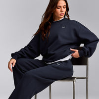 Foundations Cosy Crew Neck Sweatshirt | True Blue